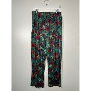 Jurassic‎ World Dinosaur Tropical Print Sleep Pants Green XL Pajama Bottoms